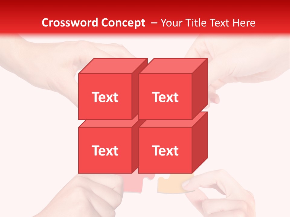 A Group Of People Putting Pieces Of A Puzzle Together PowerPoint Template
