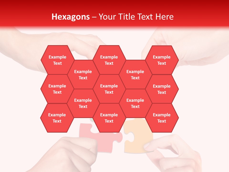 A Group Of People Putting Pieces Of A Puzzle Together PowerPoint Template