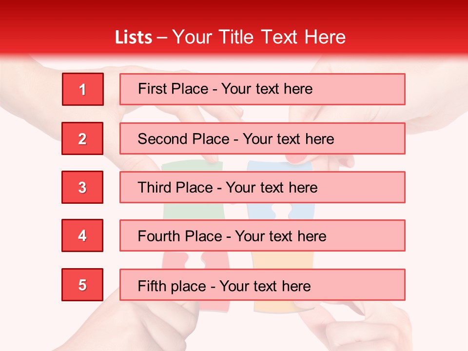 A Group Of People Putting Pieces Of A Puzzle Together PowerPoint Template