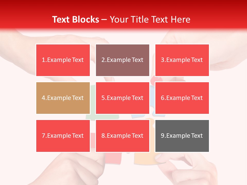 A Group Of People Putting Pieces Of A Puzzle Together PowerPoint Template