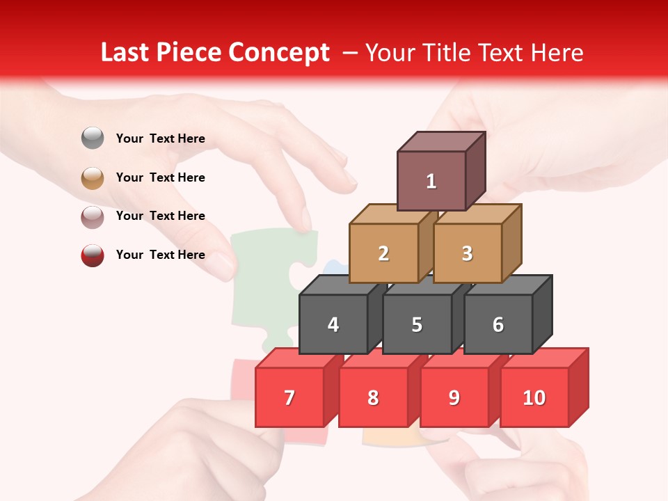 A Group Of People Putting Pieces Of A Puzzle Together PowerPoint Template