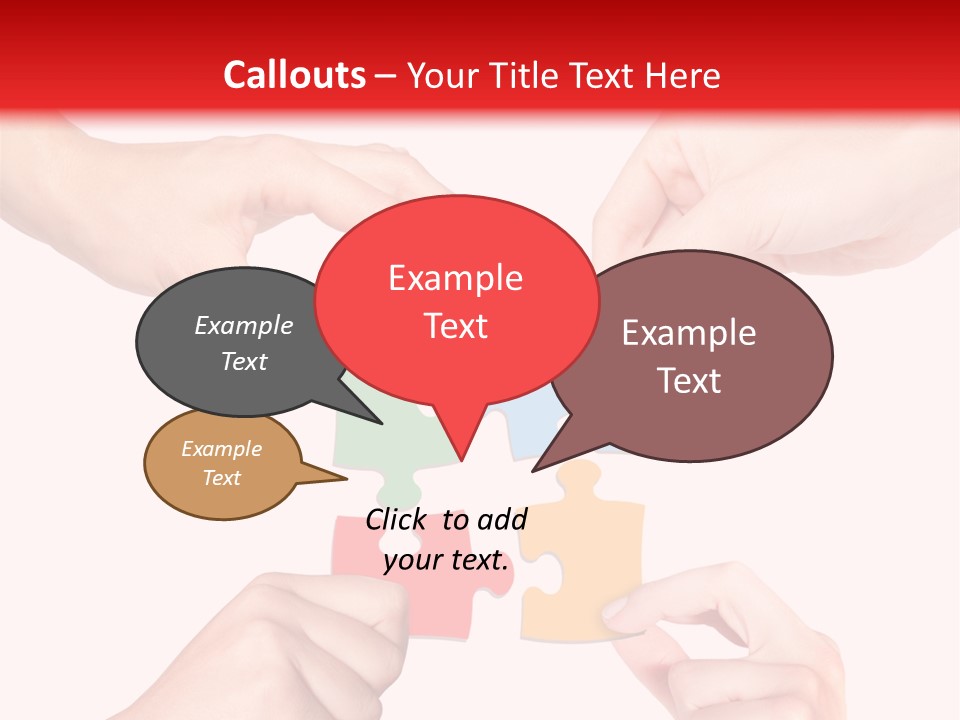 A Group Of People Putting Pieces Of A Puzzle Together PowerPoint Template