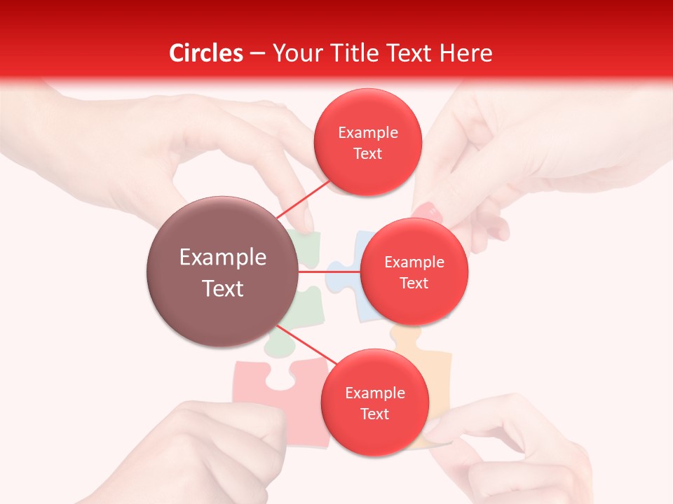 A Group Of People Putting Pieces Of A Puzzle Together PowerPoint Template