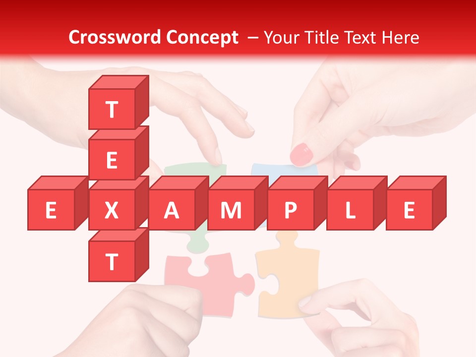 A Group Of People Putting Pieces Of A Puzzle Together PowerPoint Template