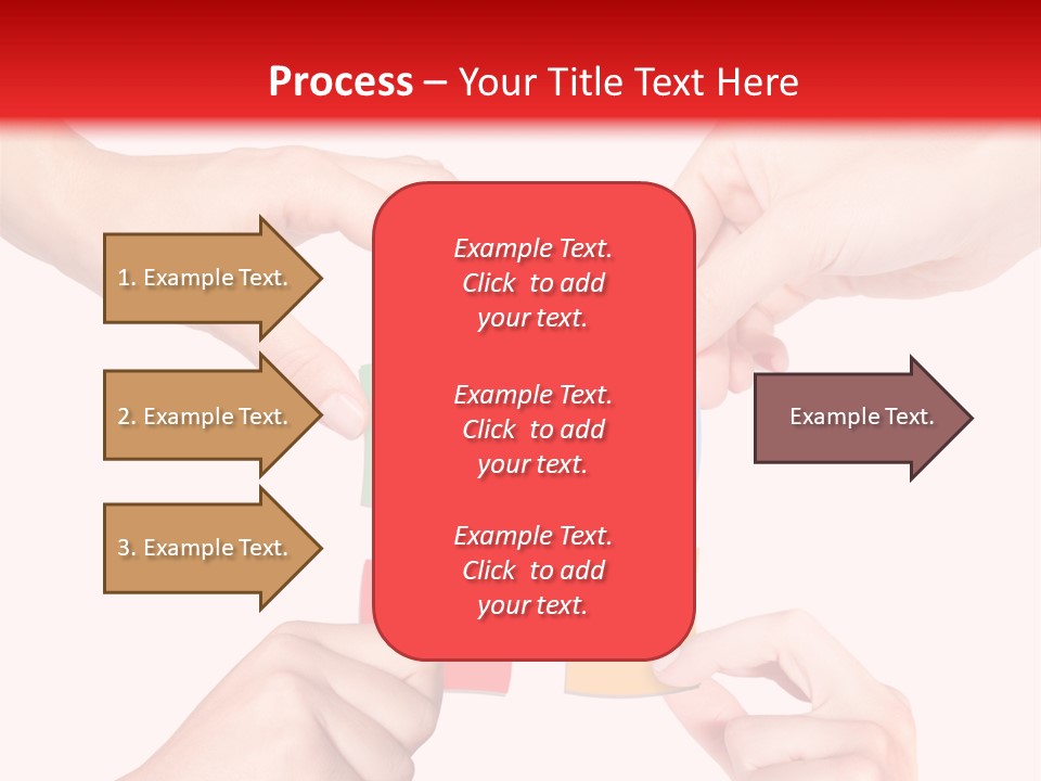 A Group Of People Putting Pieces Of A Puzzle Together PowerPoint Template