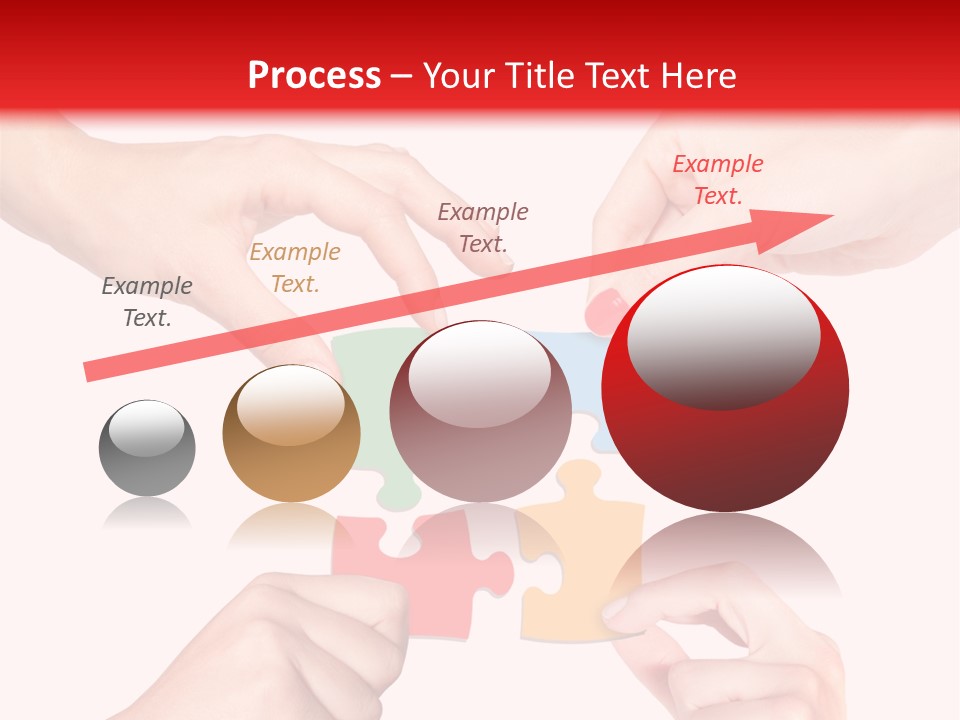 A Group Of People Putting Pieces Of A Puzzle Together PowerPoint Template