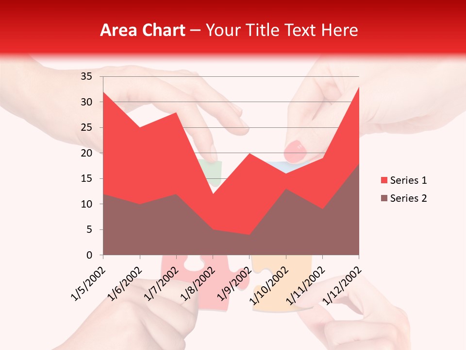 A Group Of People Putting Pieces Of A Puzzle Together PowerPoint Template