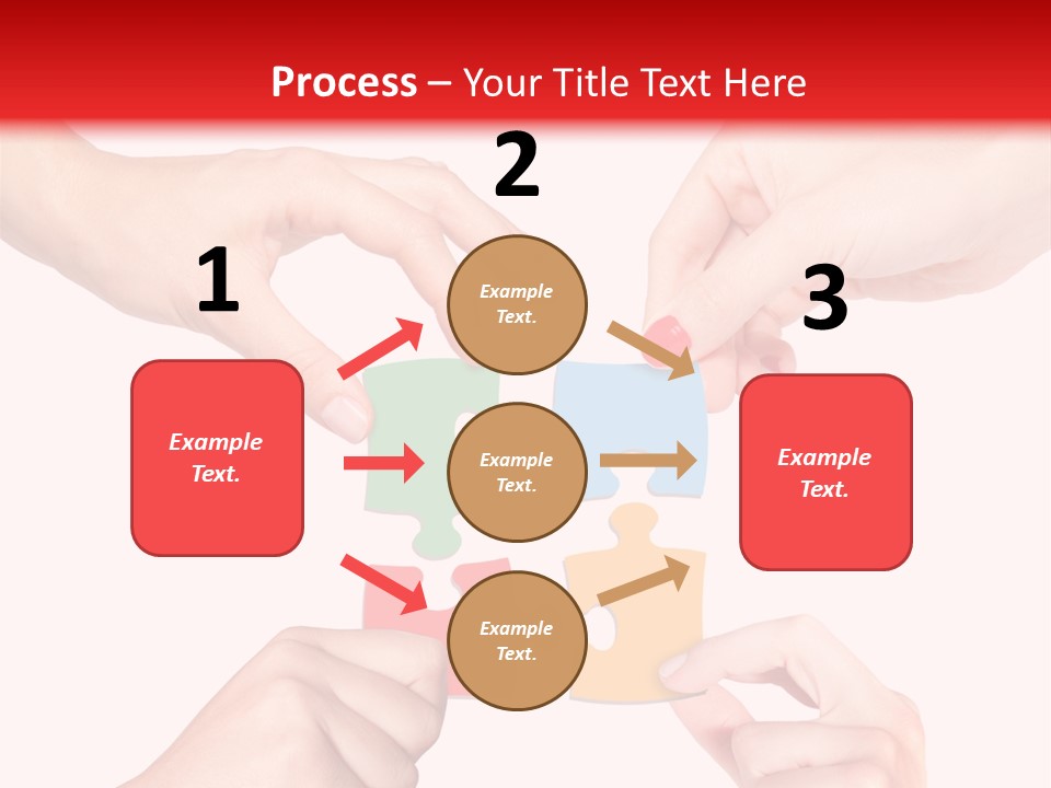 A Group Of People Putting Pieces Of A Puzzle Together PowerPoint Template