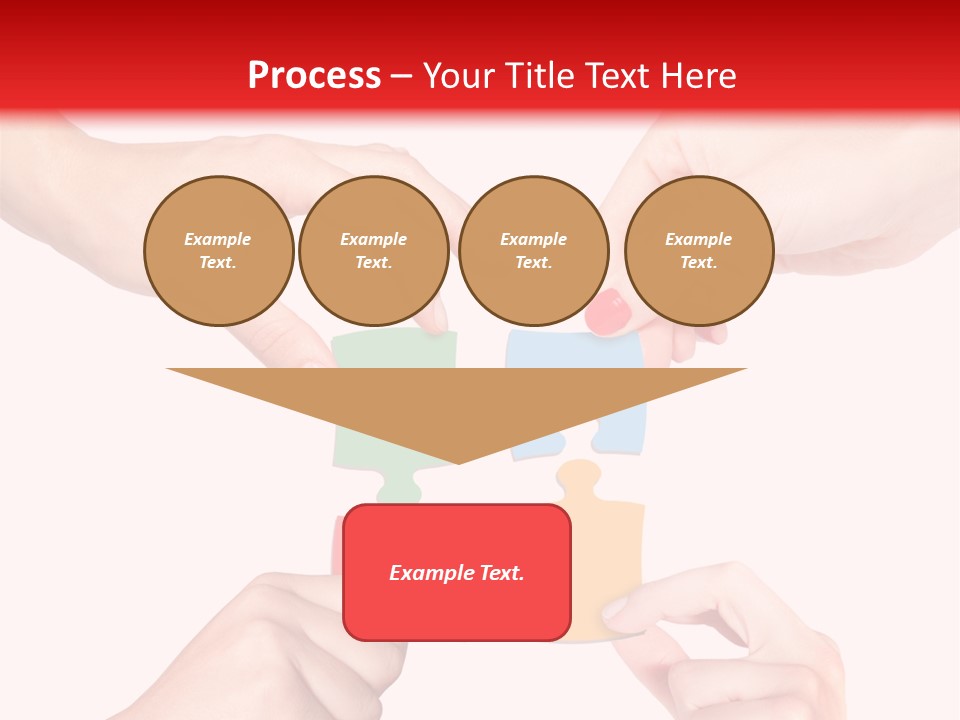 A Group Of People Putting Pieces Of A Puzzle Together PowerPoint Template