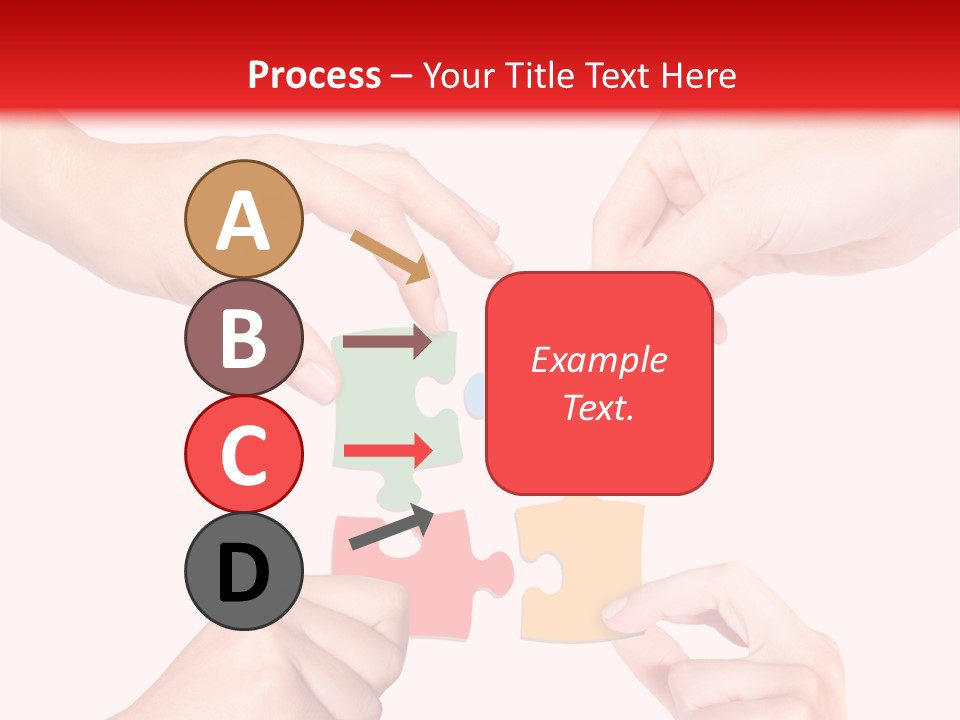 A Group Of People Putting Pieces Of A Puzzle Together PowerPoint Template