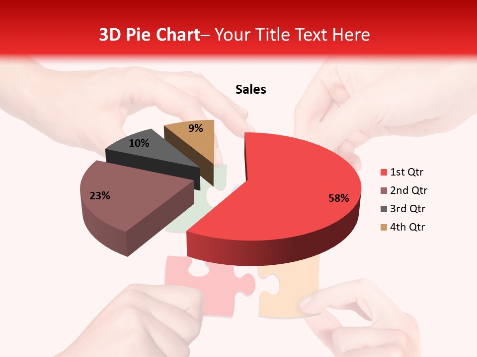 A Group Of People Putting Pieces Of A Puzzle Together PowerPoint Template