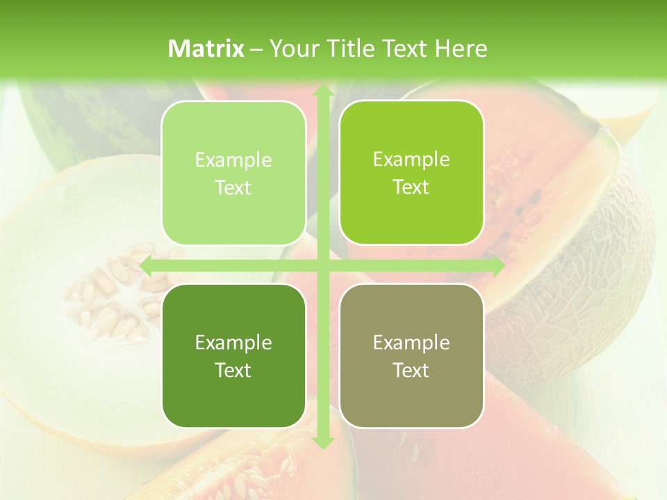 A Bunch Of Watermelon Slices On A Cutting Board PowerPoint Template