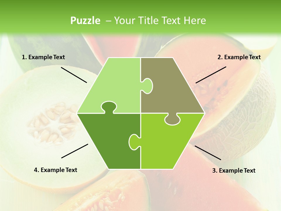 A Bunch Of Watermelon Slices On A Cutting Board PowerPoint Template