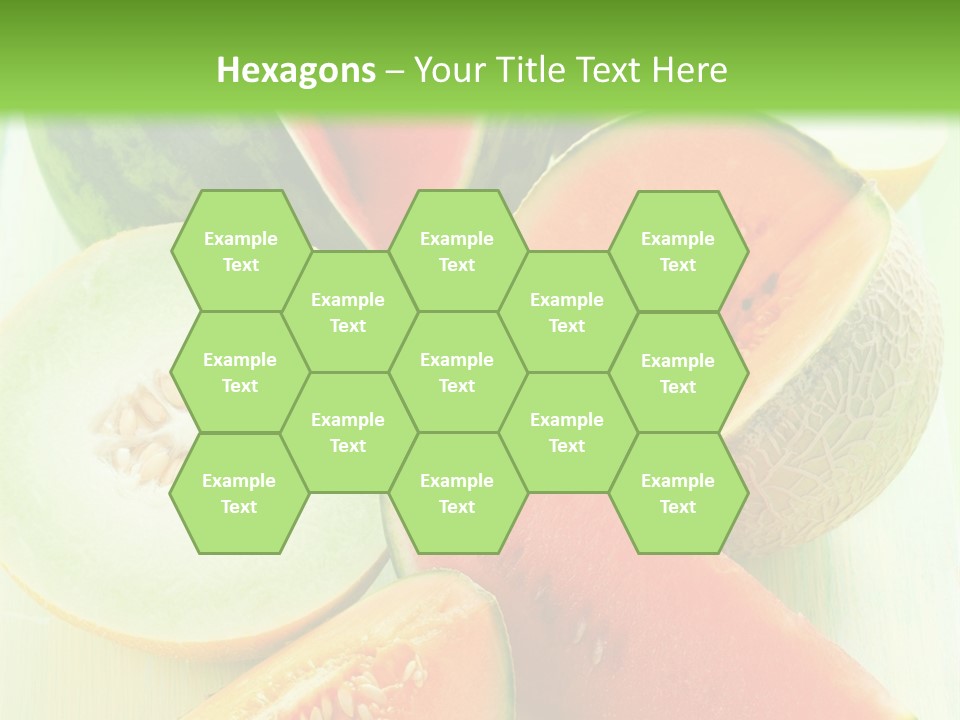 A Bunch Of Watermelon Slices On A Cutting Board PowerPoint Template