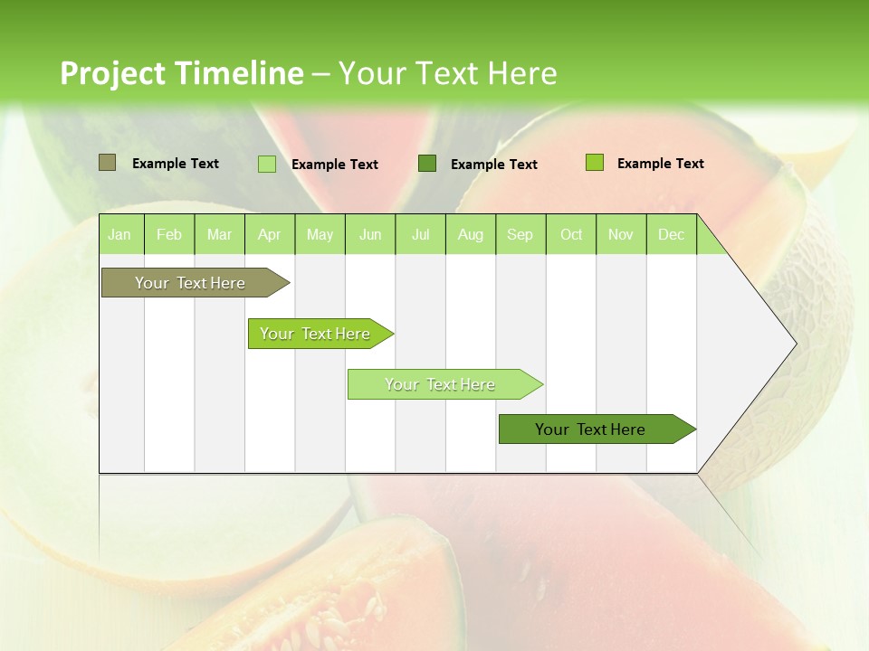 A Bunch Of Watermelon Slices On A Cutting Board PowerPoint Template