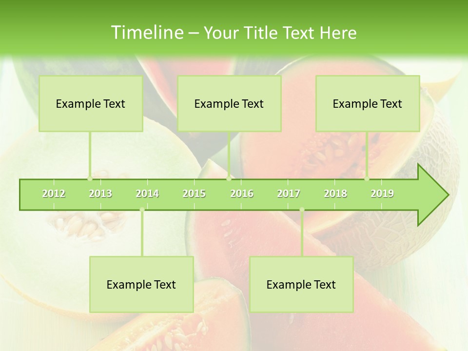 A Bunch Of Watermelon Slices On A Cutting Board PowerPoint Template