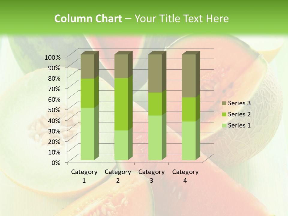 A Bunch Of Watermelon Slices On A Cutting Board PowerPoint Template