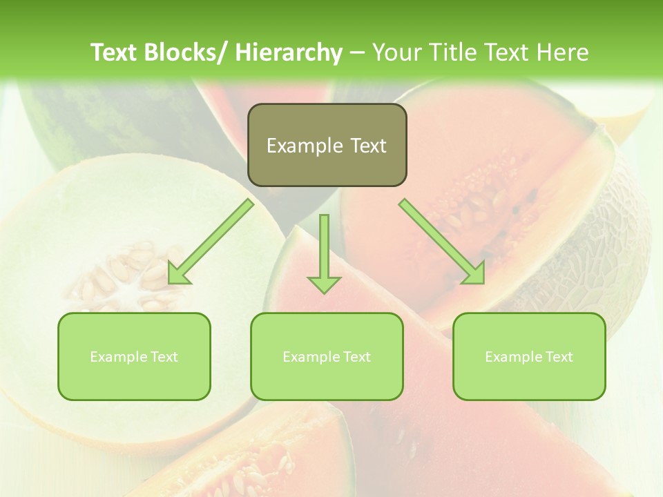 A Bunch Of Watermelon Slices On A Cutting Board PowerPoint Template
