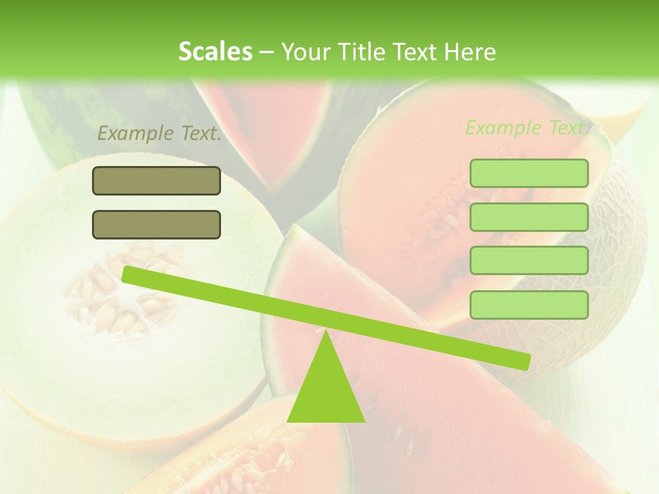 A Bunch Of Watermelon Slices On A Cutting Board PowerPoint Template