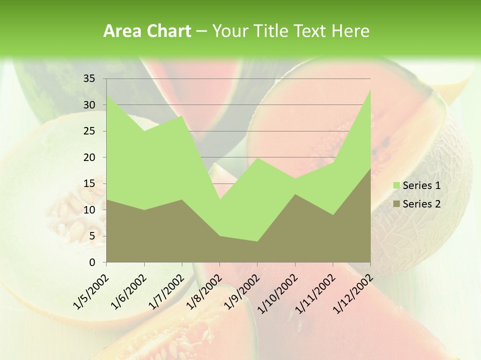 A Bunch Of Watermelon Slices On A Cutting Board PowerPoint Template