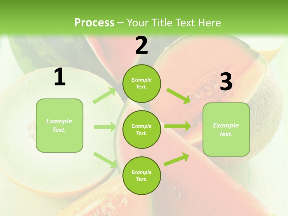 A Bunch Of Watermelon Slices On A Cutting Board PowerPoint Template