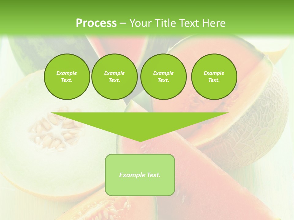 A Bunch Of Watermelon Slices On A Cutting Board PowerPoint Template