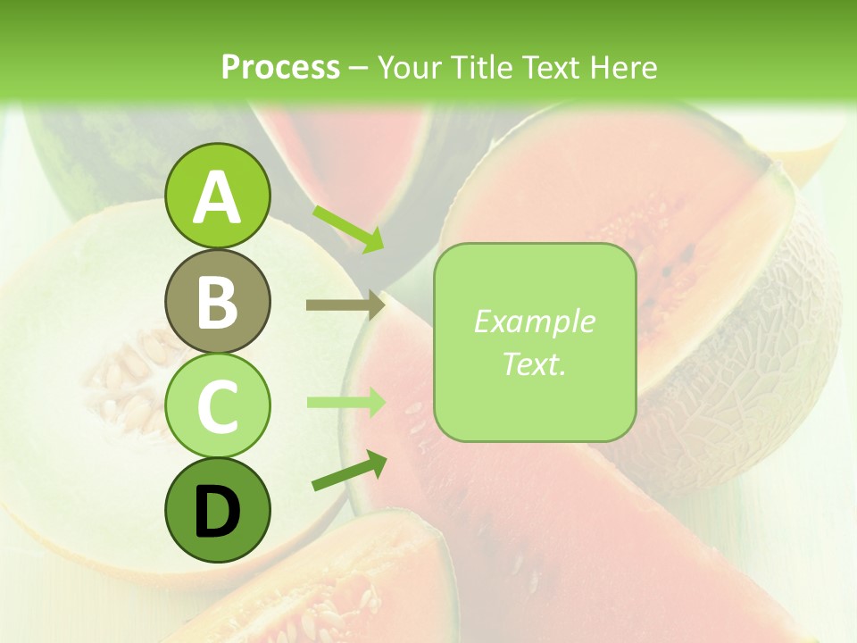 A Bunch Of Watermelon Slices On A Cutting Board PowerPoint Template