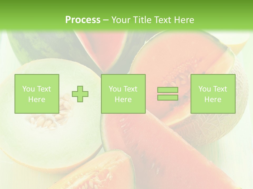 A Bunch Of Watermelon Slices On A Cutting Board PowerPoint Template