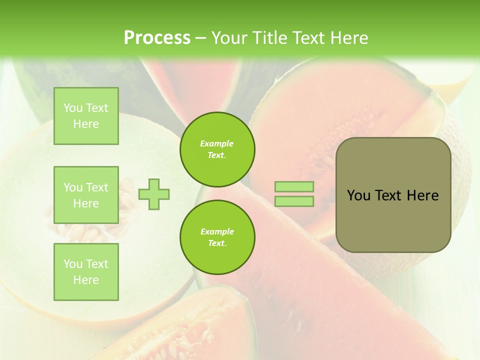 A Bunch Of Watermelon Slices On A Cutting Board PowerPoint Template