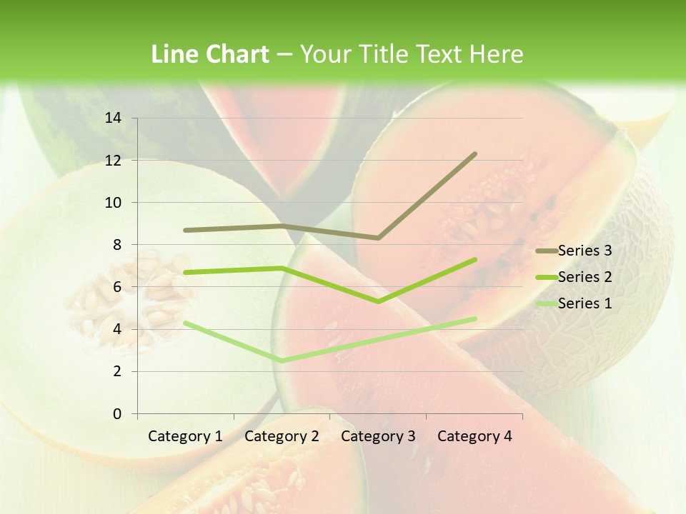 A Bunch Of Watermelon Slices On A Cutting Board PowerPoint Template