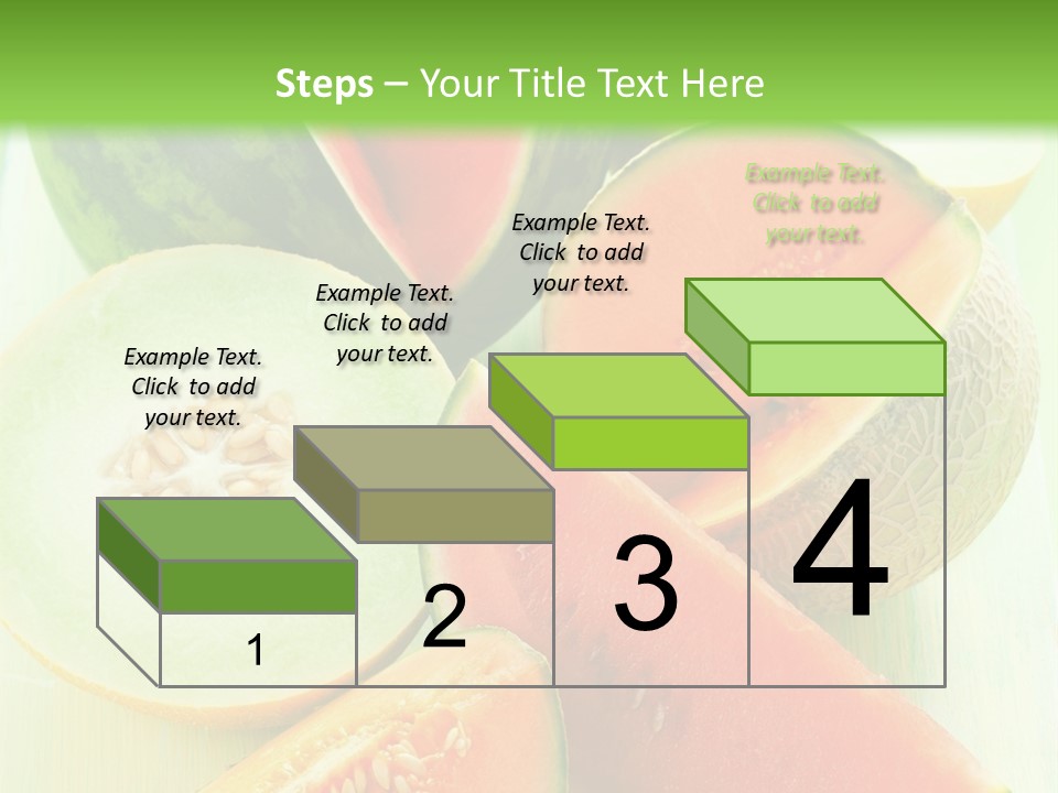 A Bunch Of Watermelon Slices On A Cutting Board PowerPoint Template
