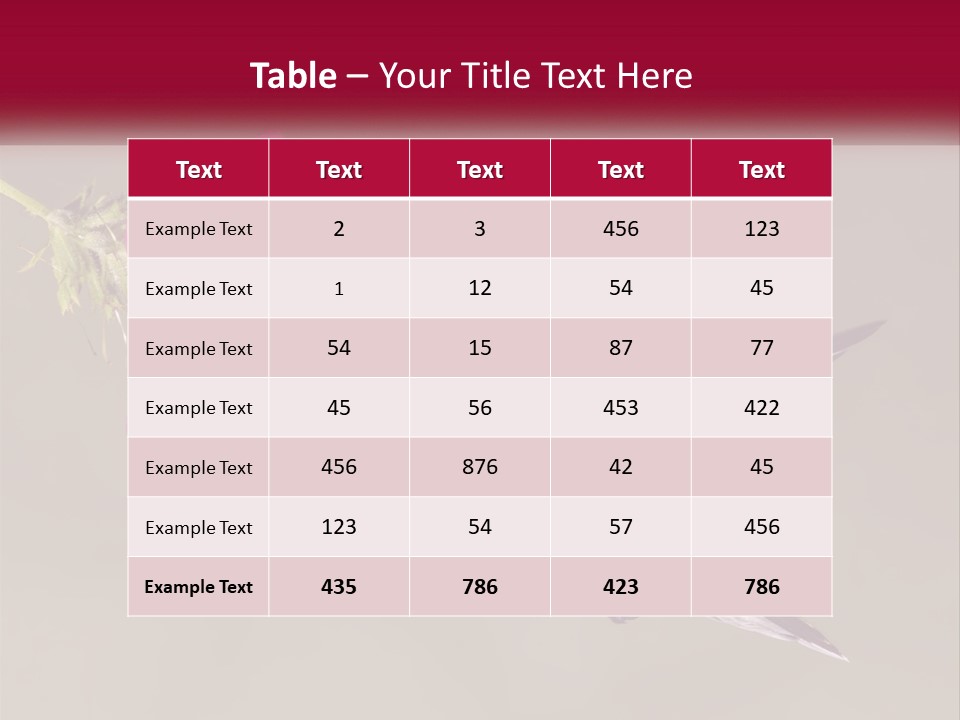 A Hummingbird In Flight With A Pink Flower In Its Beak PowerPoint Template