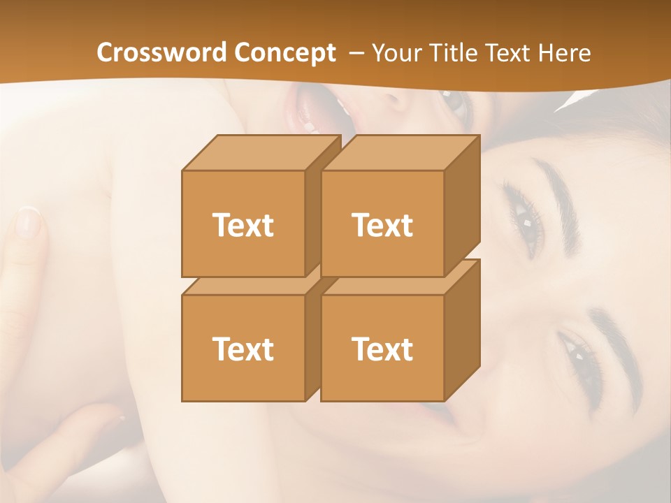 A Woman And A Child Are Smiling For The Camera PowerPoint Template