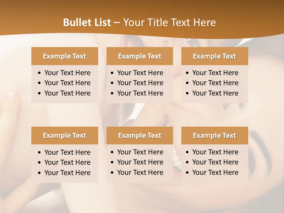 A Woman And A Child Are Smiling For The Camera PowerPoint Template
