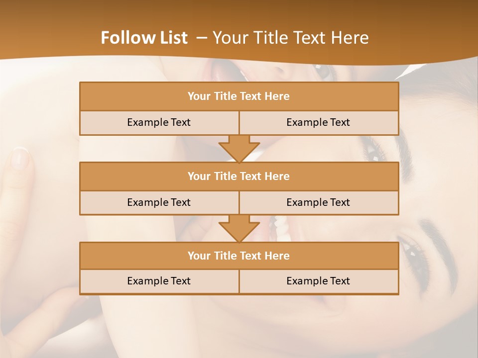 A Woman And A Child Are Smiling For The Camera PowerPoint Template