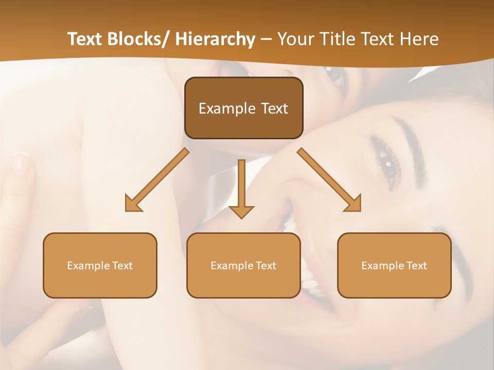 A Woman And A Child Are Smiling For The Camera PowerPoint Template