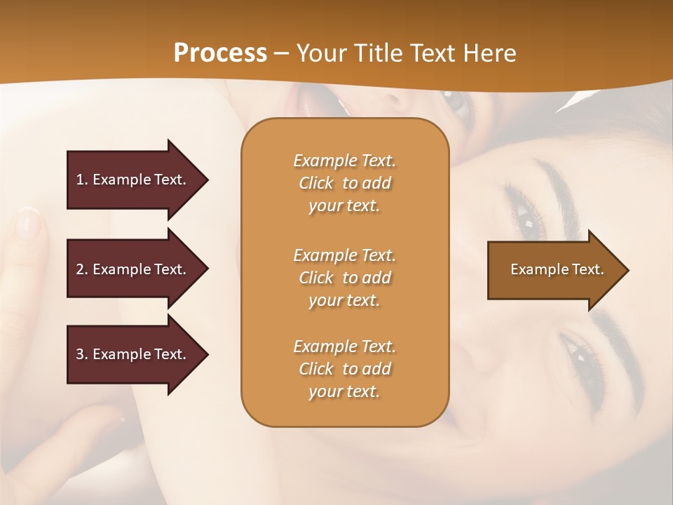 A Woman And A Child Are Smiling For The Camera PowerPoint Template
