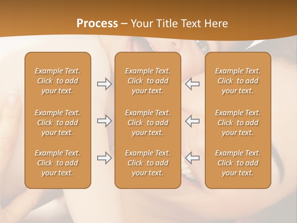 A Woman And A Child Are Smiling For The Camera PowerPoint Template