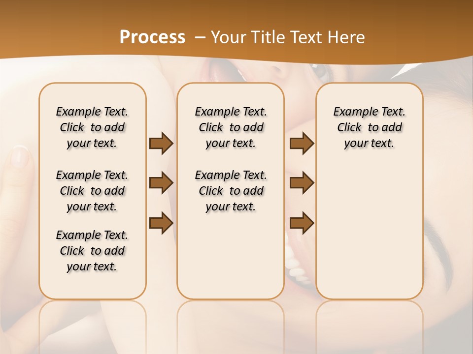 A Woman And A Child Are Smiling For The Camera PowerPoint Template