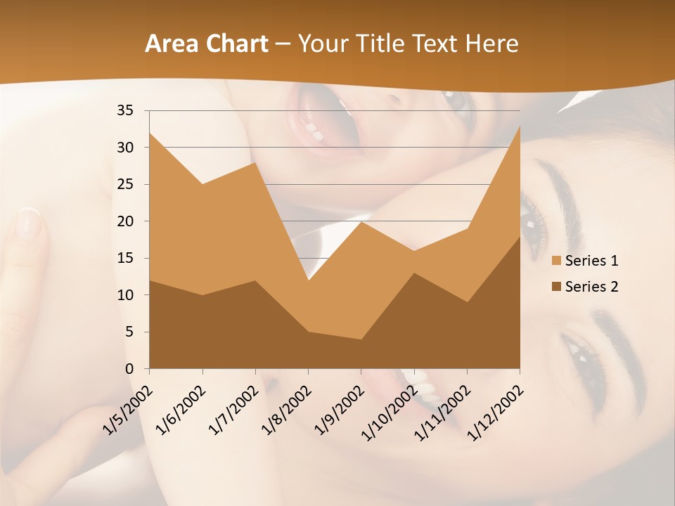 A Woman And A Child Are Smiling For The Camera PowerPoint Template