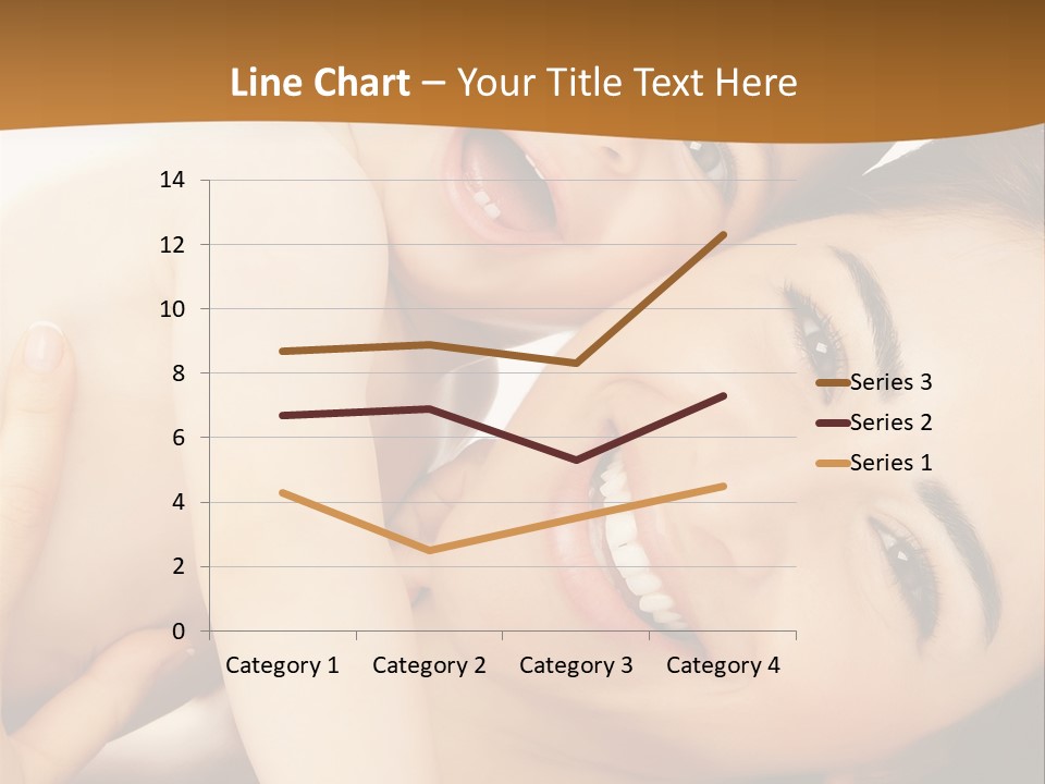 A Woman And A Child Are Smiling For The Camera PowerPoint Template