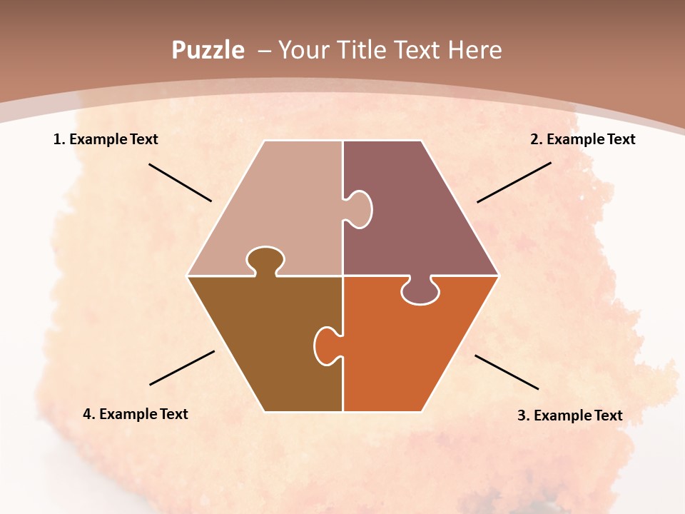 A Piece Of Cake Sitting On Top Of A White Plate PowerPoint Template