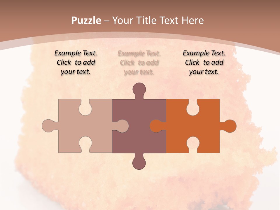 A Piece Of Cake Sitting On Top Of A White Plate PowerPoint Template