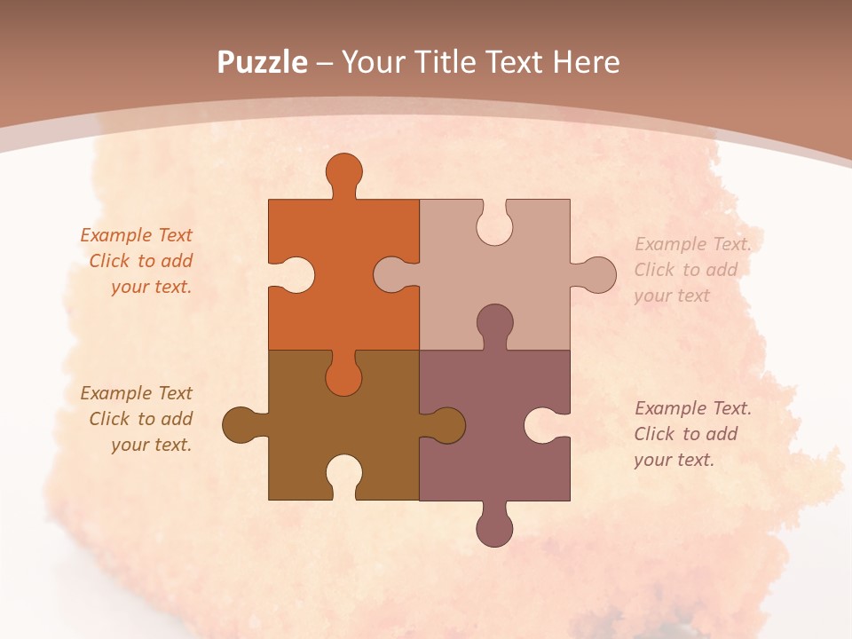 A Piece Of Cake Sitting On Top Of A White Plate PowerPoint Template