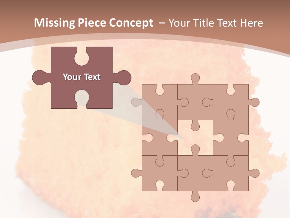 A Piece Of Cake Sitting On Top Of A White Plate PowerPoint Template