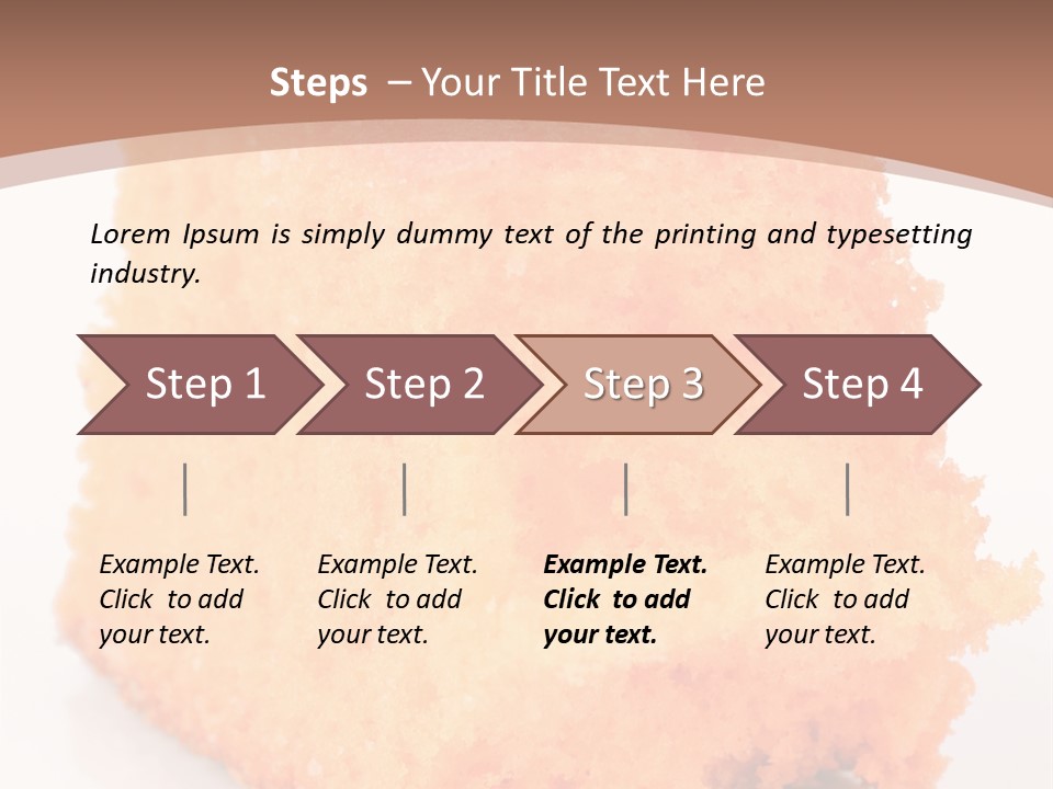 A Piece Of Cake Sitting On Top Of A White Plate PowerPoint Template