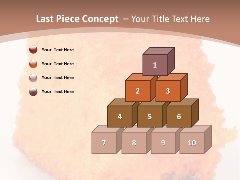 A Piece Of Cake Sitting On Top Of A White Plate PowerPoint Template