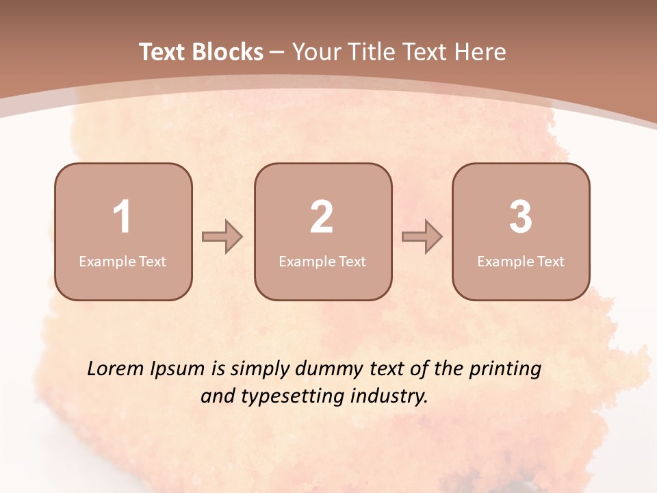 A Piece Of Cake Sitting On Top Of A White Plate PowerPoint Template