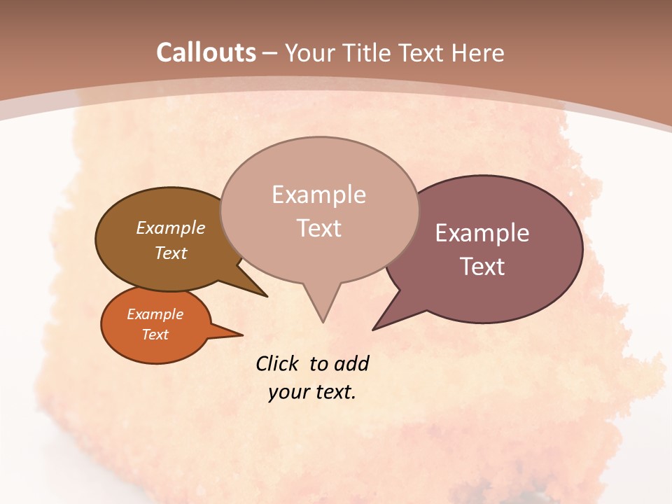A Piece Of Cake Sitting On Top Of A White Plate PowerPoint Template