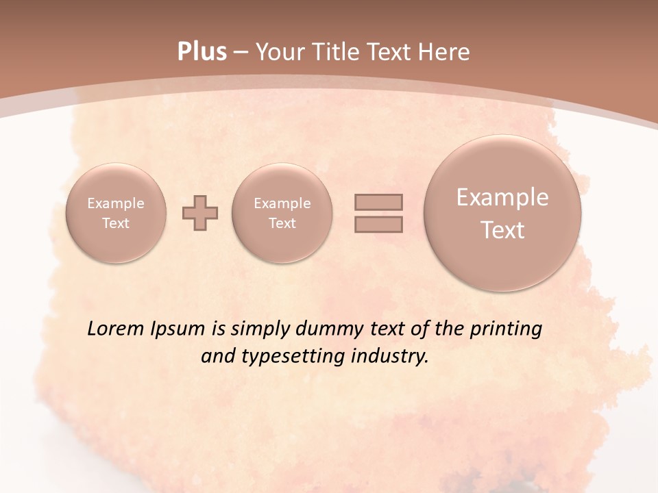 A Piece Of Cake Sitting On Top Of A White Plate PowerPoint Template